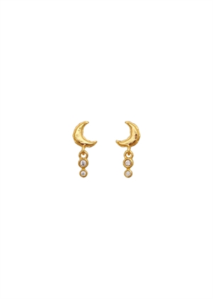 Hilma earrings Forgyldt Maanesten